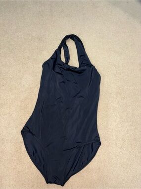 Women’s Small Black Balera Leotard with Criss Cross Back